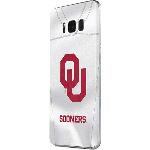 University of Oklahoma White Jersey Galaxy S8 Plus Skin